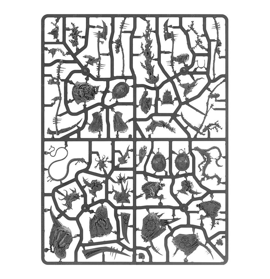 Nurgle Rotbringers: Maggoth Lord - Bloab Rotspawned - Orghotts Daemonspew- Morbidex Twiceborn