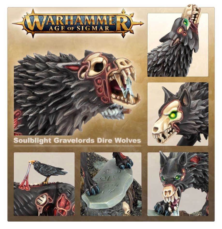 Soulblight Gravelords: Dire Wolves