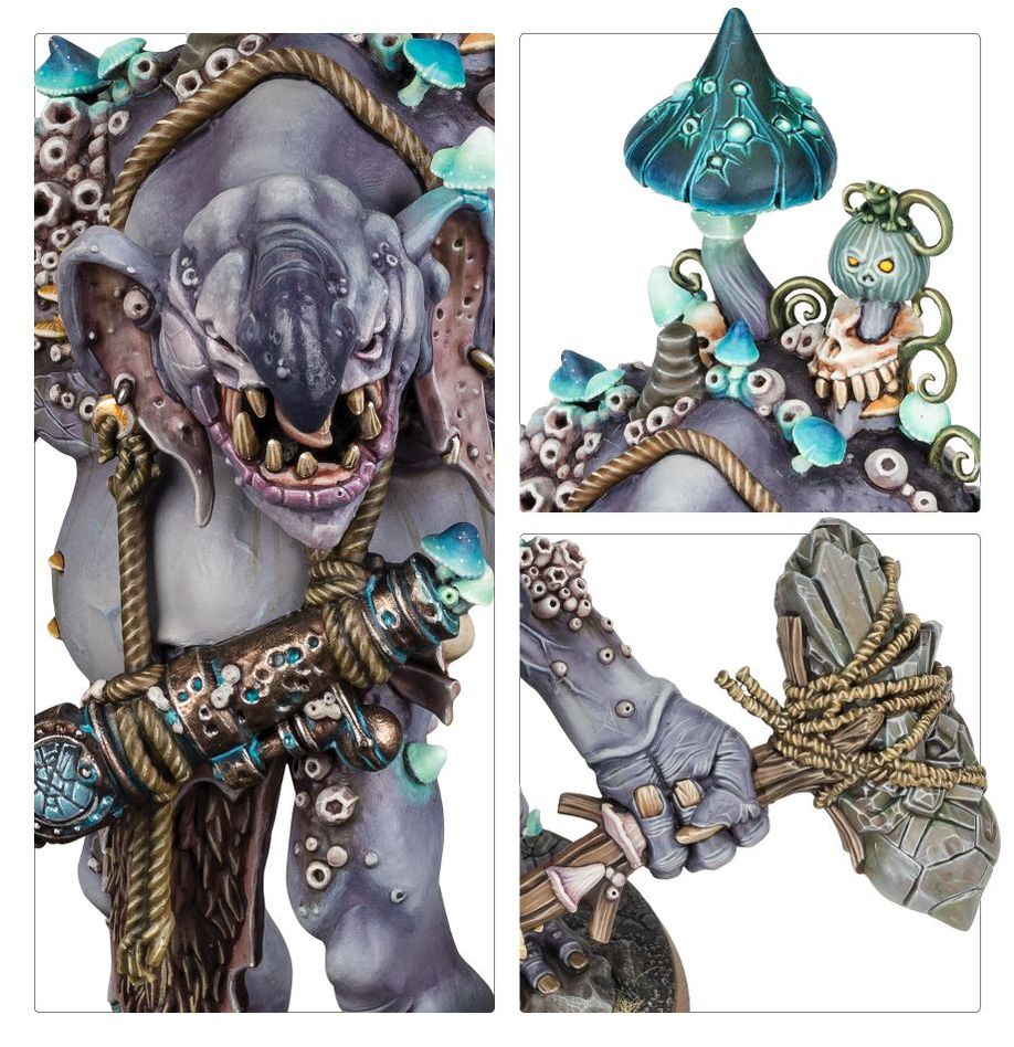 Warhammer Age of Sigmar Troggoth/Dankhold Troggboss