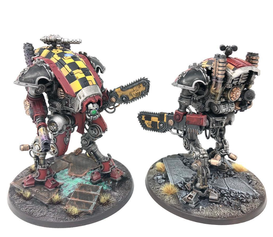 Imperial Knight Armigers Helverins / Warglaives