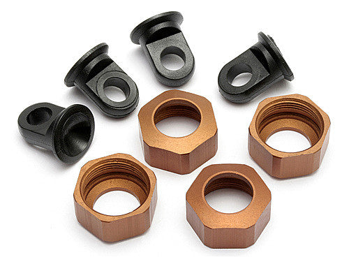 HPI # 101005 - Shock Caps For C8104,8105 Std. Brown 4Pcs