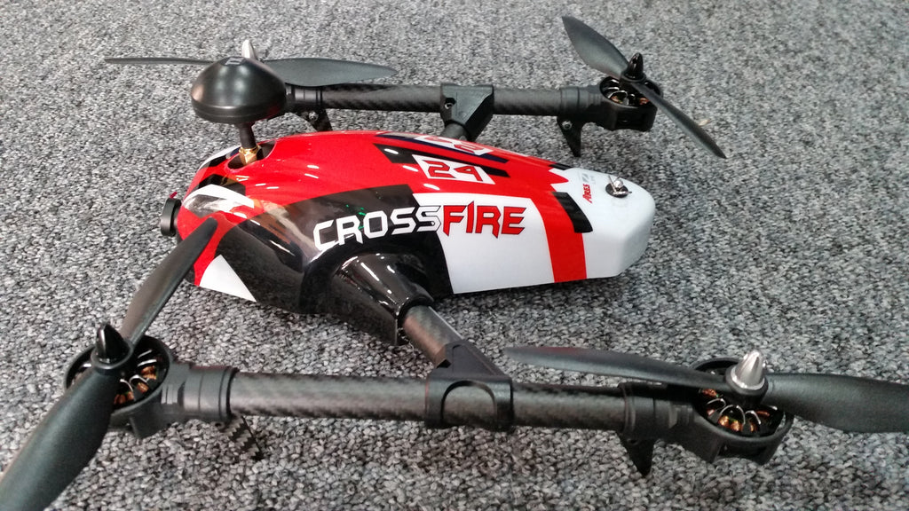 Ares Crossfire Racer Quad RFR: 25mW VTX - Red