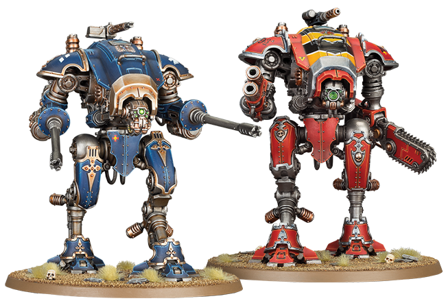Imperial Knight Armigers Helverins / Warglaives