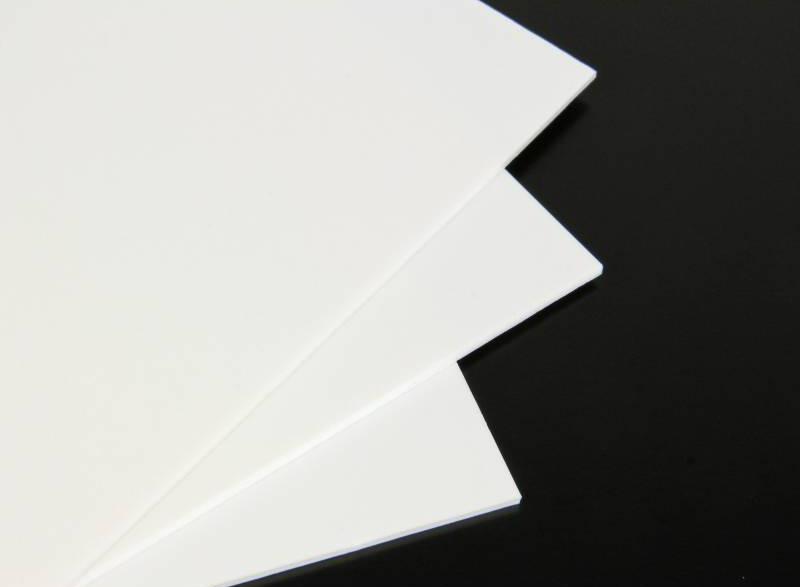 80Thou. White P/Card 2.0mm (9 x 12ins)