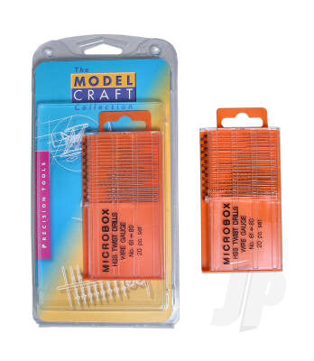 Modelcraft Microbox HSS Drill Set 61-80 (20 Piece Set)