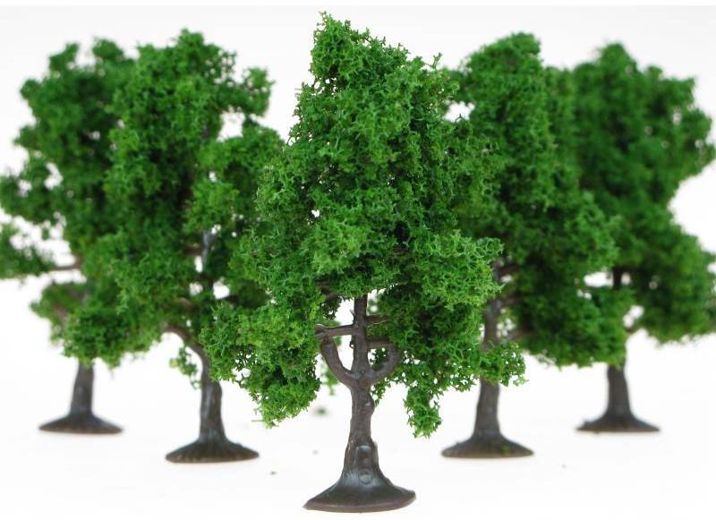 Heki 1965 5 Fruit Trees 7cm (Dark Green)