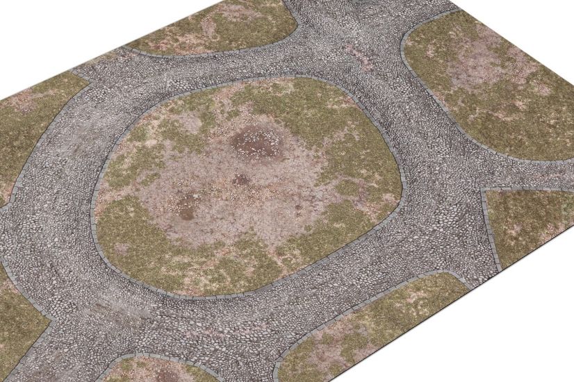 6'x4' Double Sided G-Mat: Highlands in War and Forgotten Realm