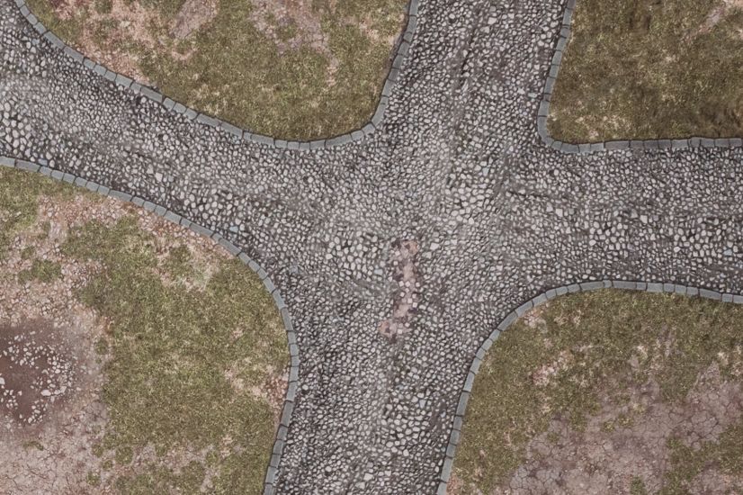 6'x4' Double Sided G-Mat: Highlands in War and Forgotten Realm