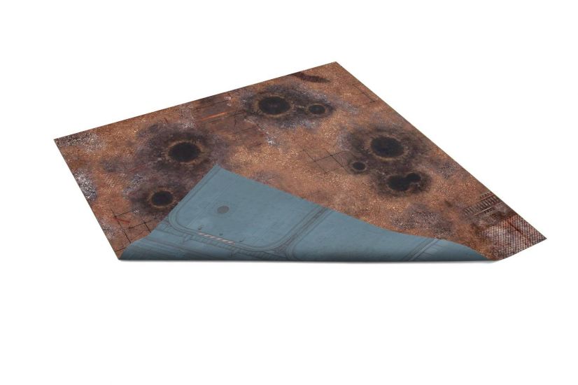 4'x4' Double Sided G-Mat: Fallout Zone and Imperial Base
