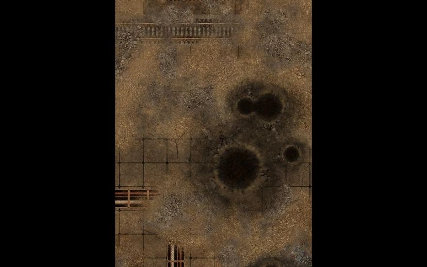 Kill Team Double Sided Quarantine and Fallout Zone (22" x 30")