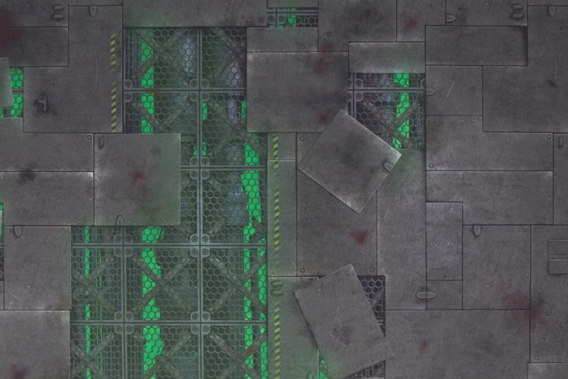 6'x4' Double Sided G-Mat: Chem Zone and Necropolis