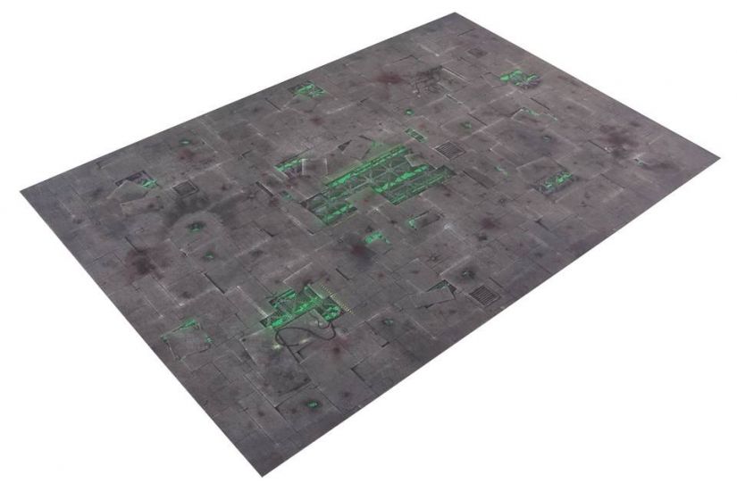 6'x4' Double Sided G-Mat: Chem Zone and Necropolis