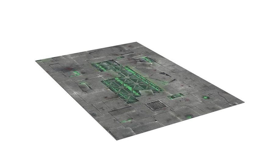 Gamemat.eu 22"x 30" Double Sided G-Mat: ChemZone and Necropolis