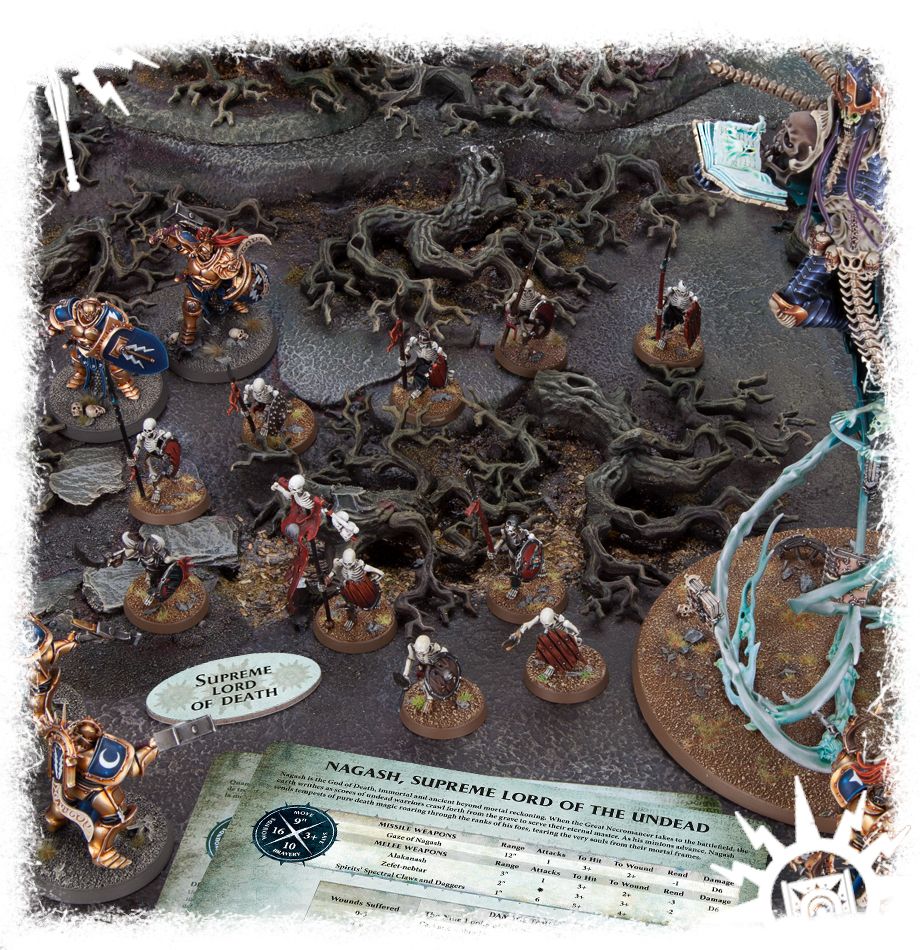 Warhammer Age Of Sigmar Warscroll Cards: Legions of Nagash