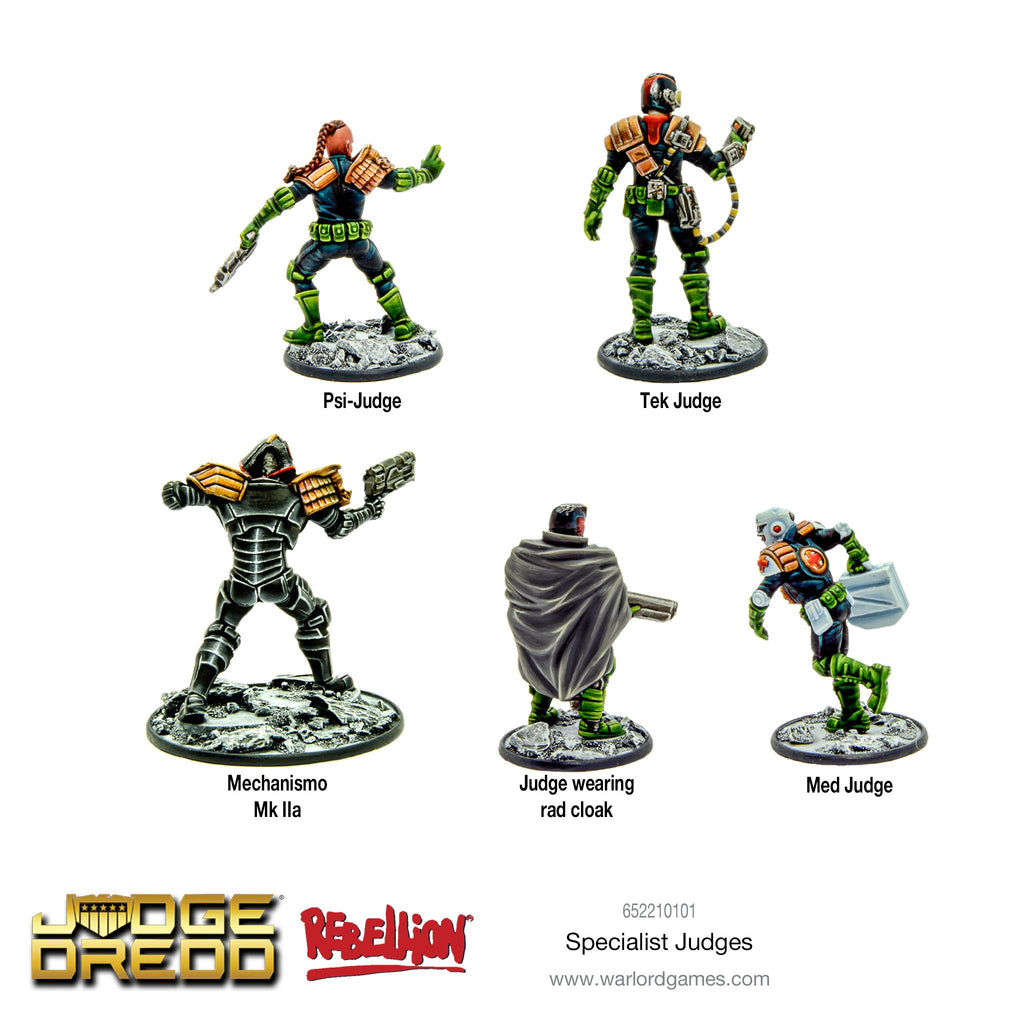 Judge Dredd Specialist Judges