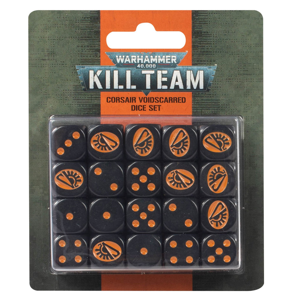 Warhammer Kill Team: Corsair Voidscarred Dice Set