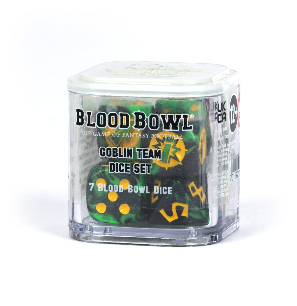 Blood Bowl Goblin Team Dice Set