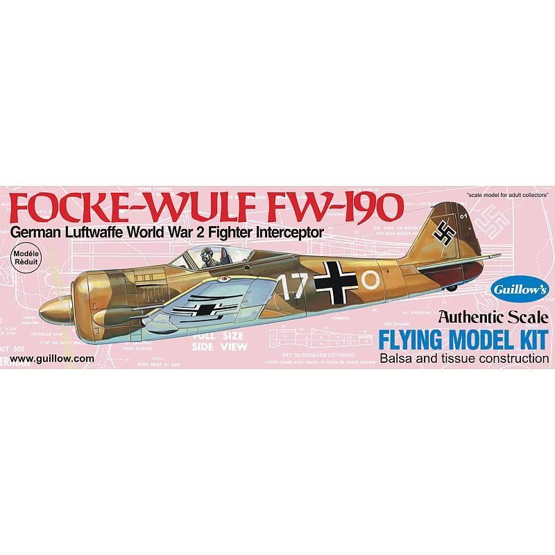 Guillows Focke-Wulf Fw-190 Balsa Kit
