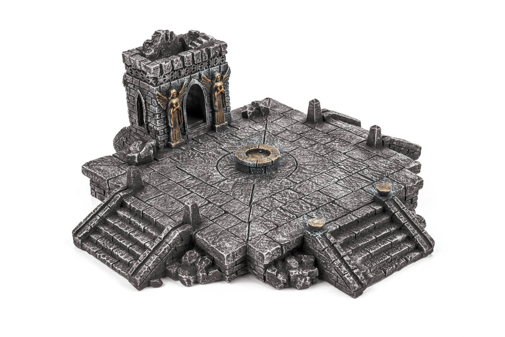 Gamemat.eu 28mm Gothic Temple Terrain Set for Warhammer, Age of Sigmar