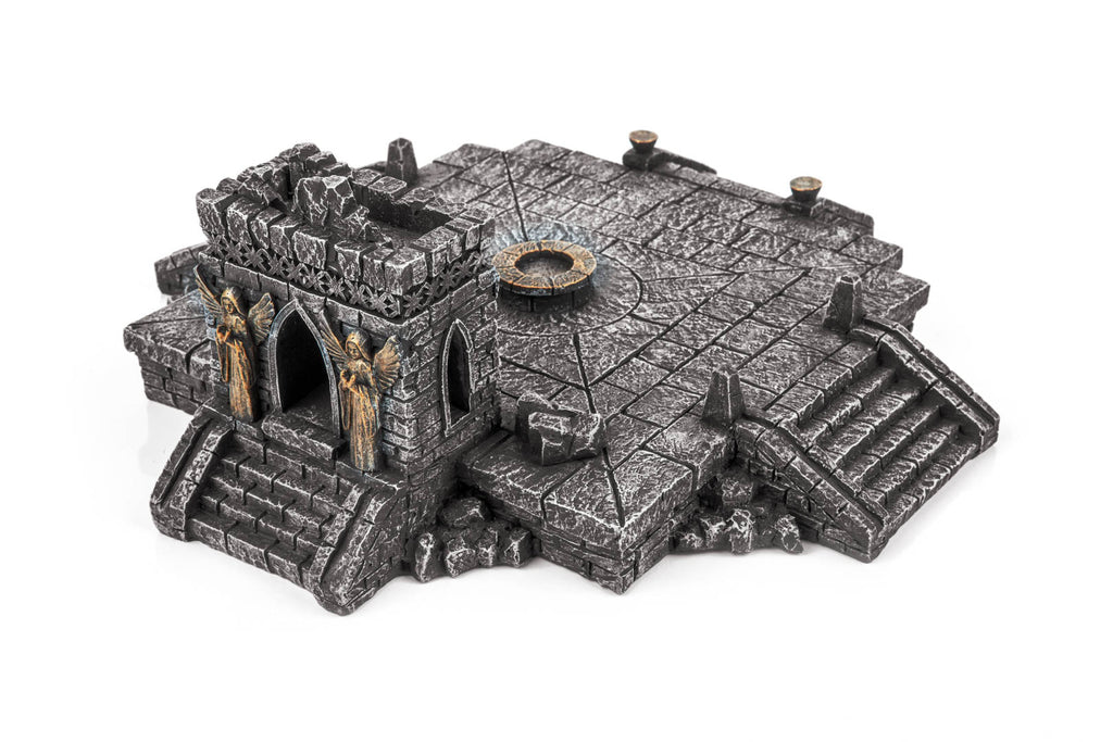 Gamemat.eu 28mm Gothic Temple Terrain Set for Warhammer, Age of Sigmar