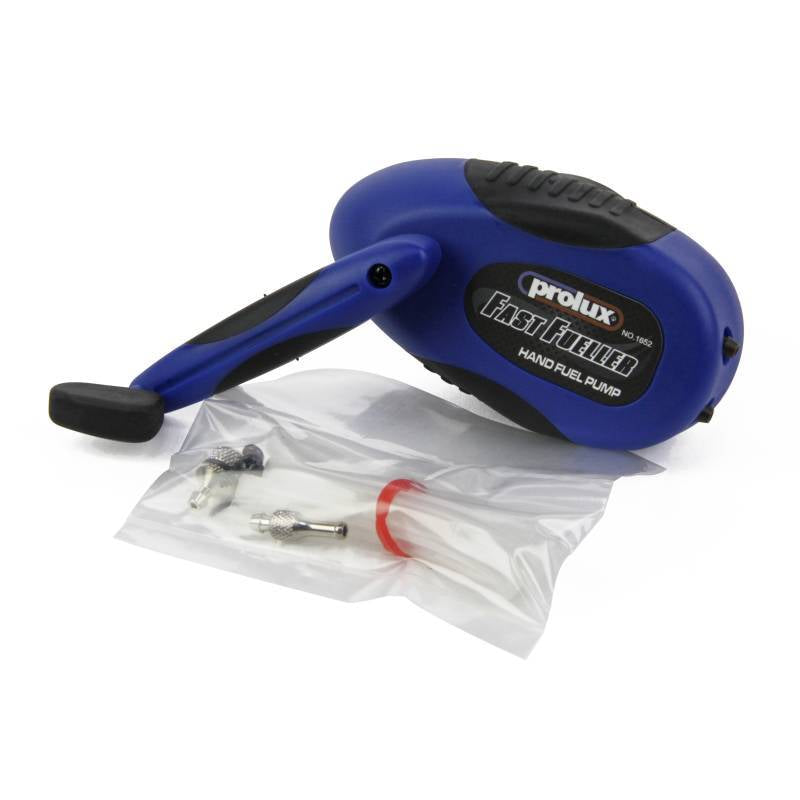 Prolux Fast Fueller Hand Pump (Blue) Gas and Glow