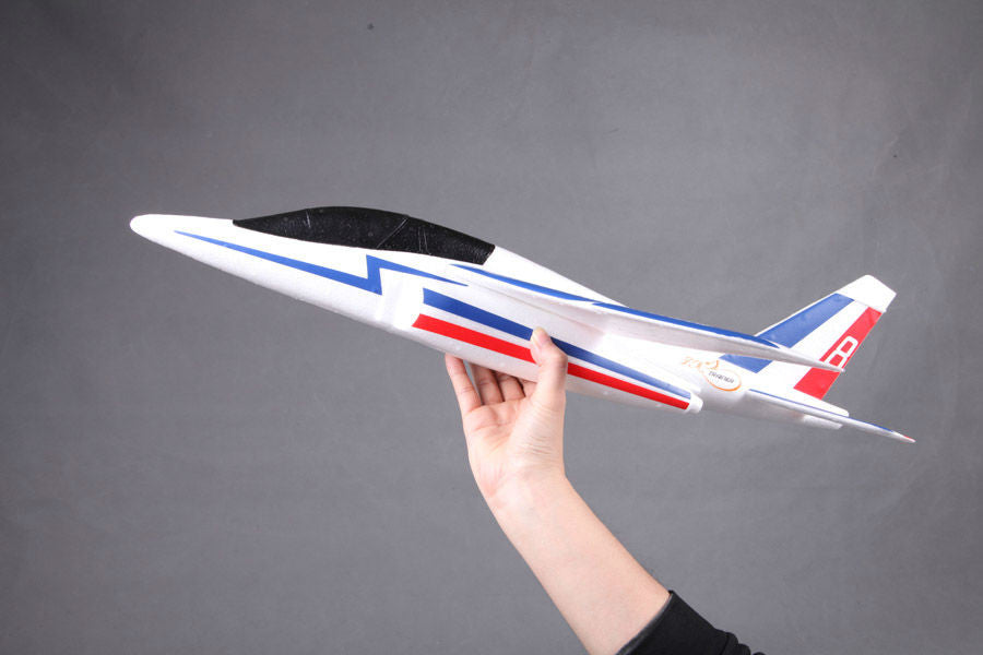 FMS Free Flight Alpha Glider (600mm) - Blue/Red