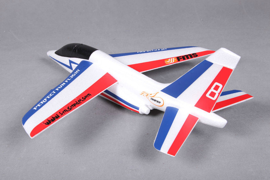 FMS Free Flight Alpha Glider (600mm) - Blue/Red
