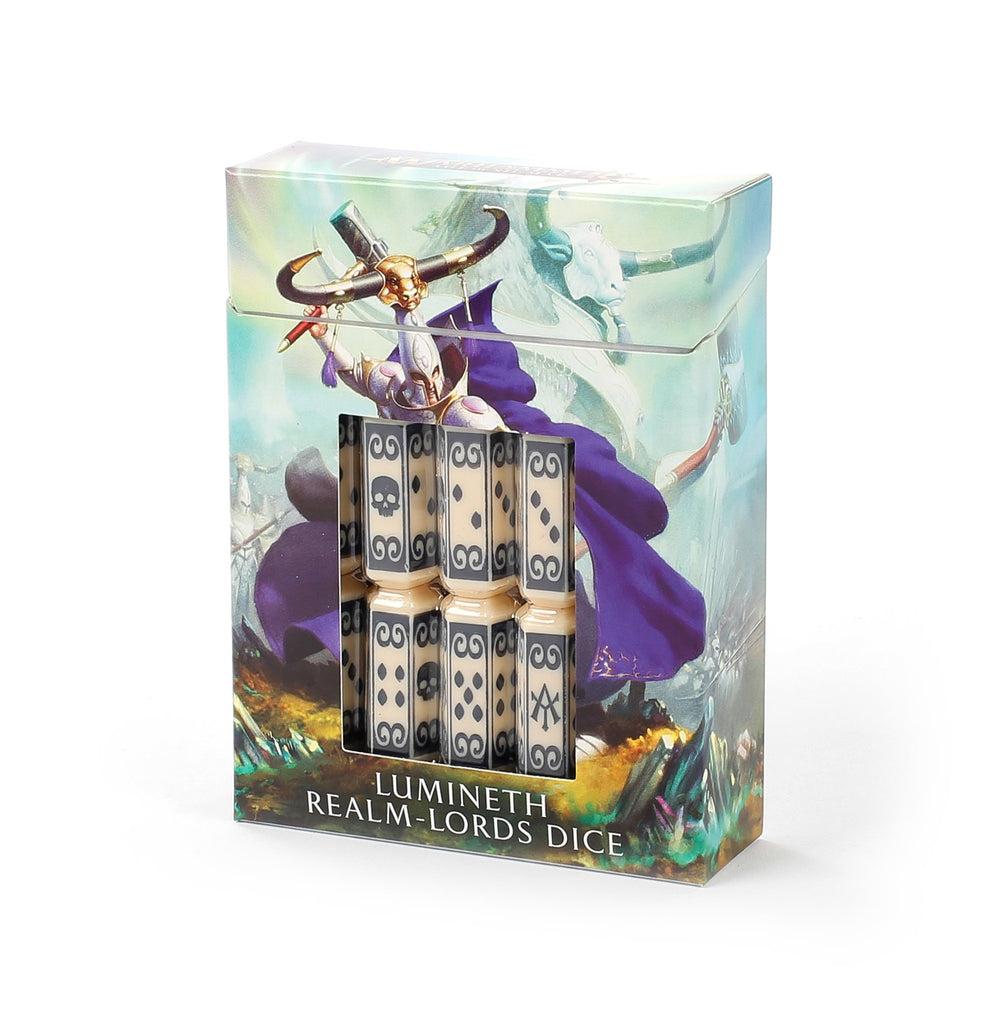 Warhammer Age of Sigmar Lumineth Realm-lords Dice Set