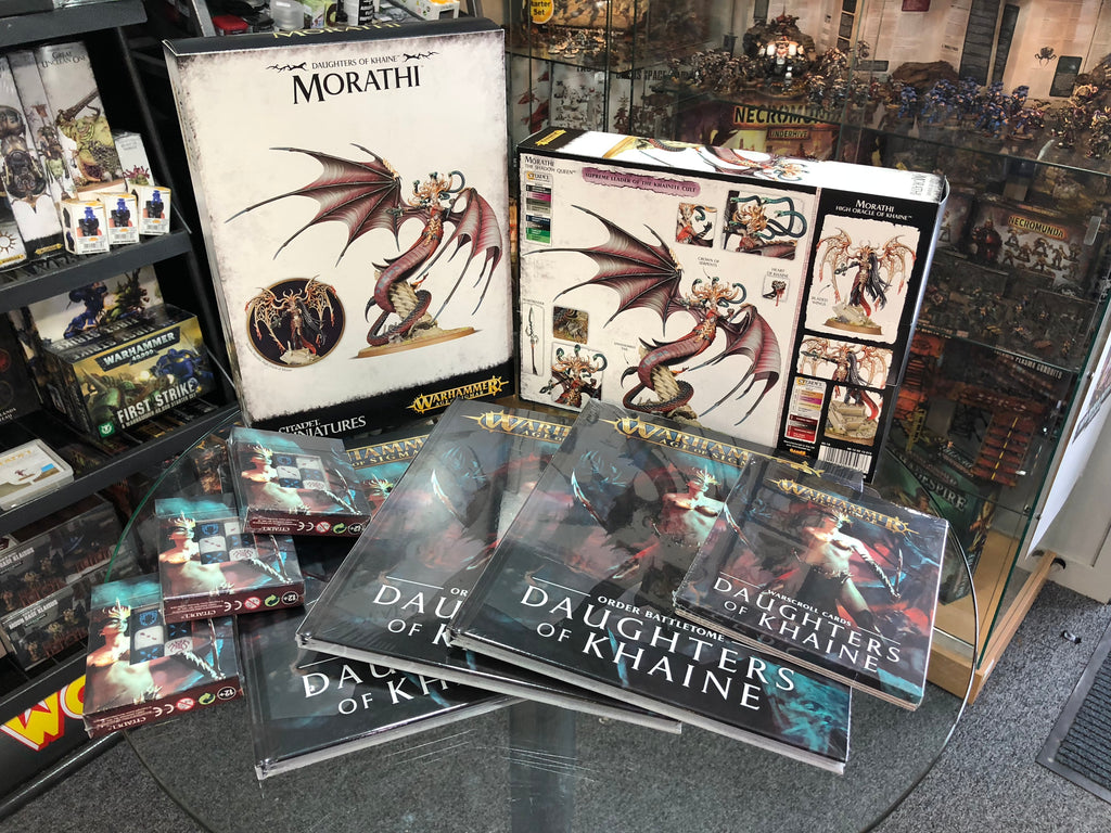 Warhammer Age of Sigmar Warscroll Cards: Daughters of Khaine