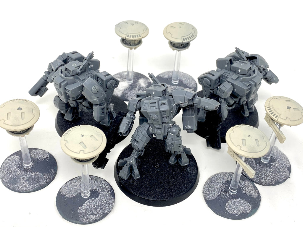 Warhammer 40K XV8 Tau Crisis Battlesuit Team (USED)