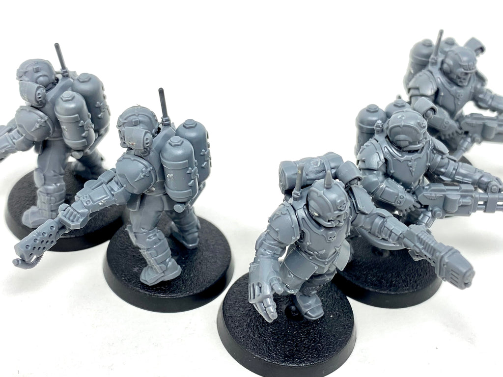 Warhammer 40K Militarum Tempestus Flamer Scions (USED)