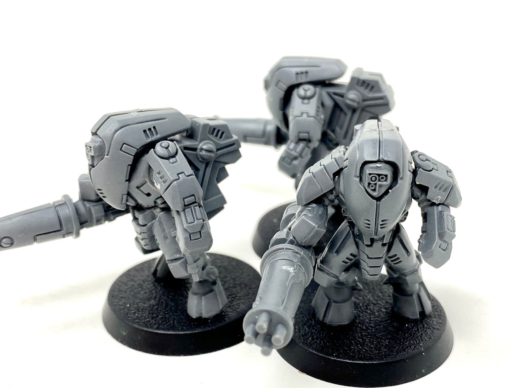 T'au Empire: XV25 Stealth Battlesuits (USED)