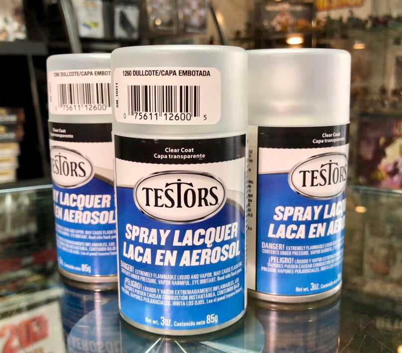 Testors Dullcote Matt Lacquer Aerosol Spray - 90ml, Single Can