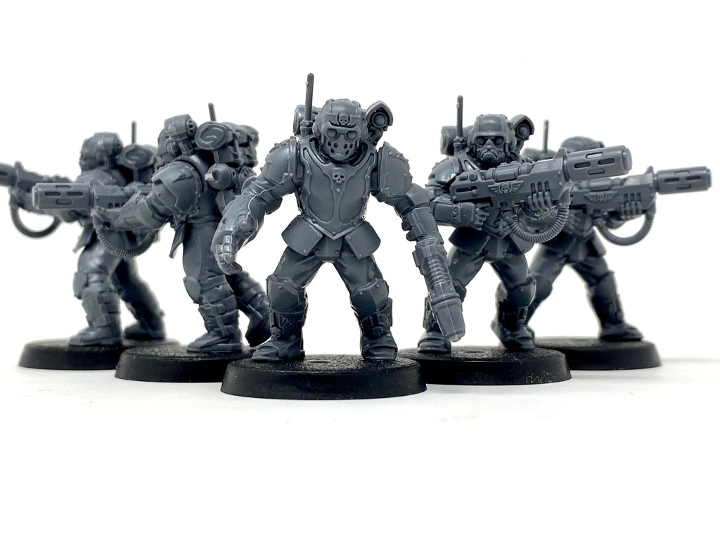 Warhammer 40K Militarum Tempestus Scions w/Melta Gun (USED)