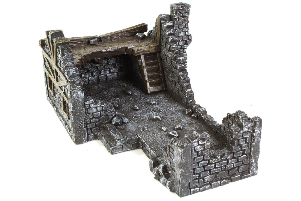 Gamemat.eu 28mm Medieval Houses Terrain Set for Warhammer, Age of Sigmar