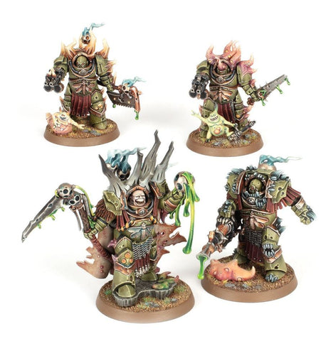 Death Guard: Lord of Contagion with Blightlord Terminators