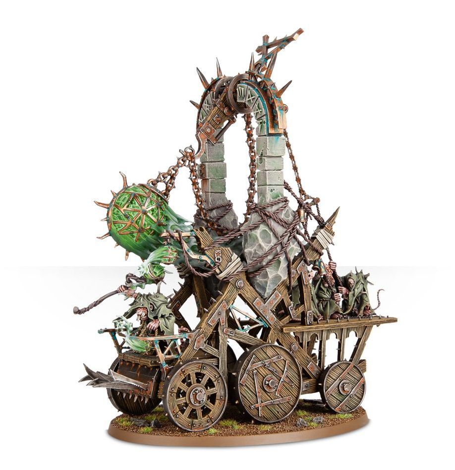 Skaven: Plague Priest on Plague Furnace