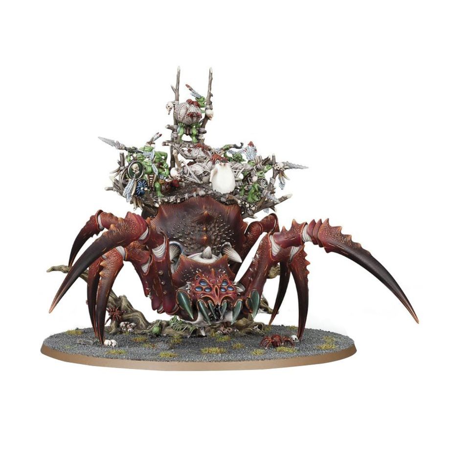 Gloomspite Gitz: Spiderfang Grotz / Arachnarok Spider
