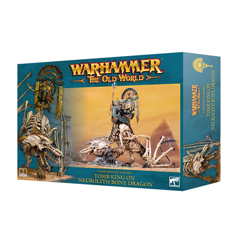 Tomb Kings Of Khemri:: Tomb King On Necrolith Bone Dragon