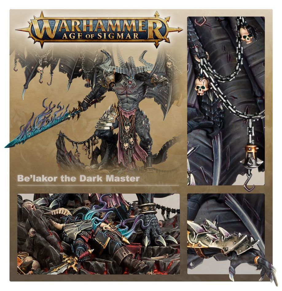 Warhammer 40k Age of Sigmar Be'lakor, the Dark Master