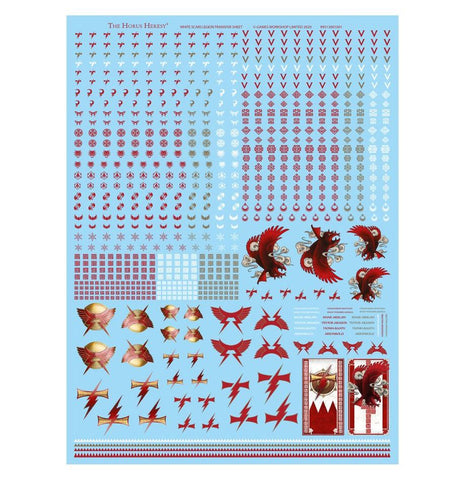 Horus Heresy: White Scars Legion Transfer Sheet