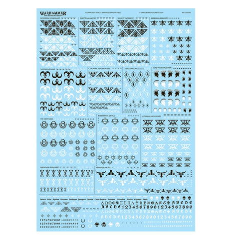 Horus Heresy: Solar Auxilia Transfer Sheet