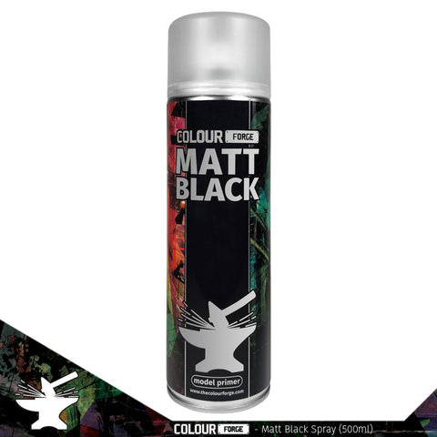 Colour Forge Spray: Matt Black (500ml)
