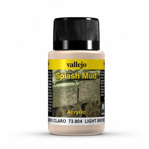 Vallejo Weathering FX: Light Brown Splash Mud 40ml
