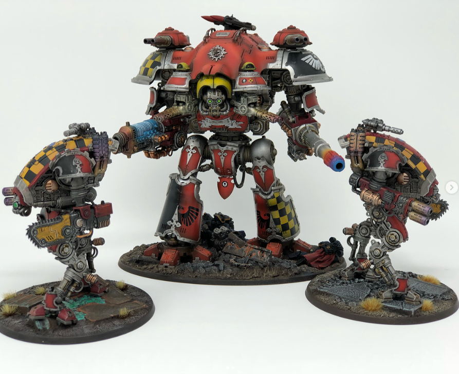 Imperial Knight Armigers Helverins  / Warglaives