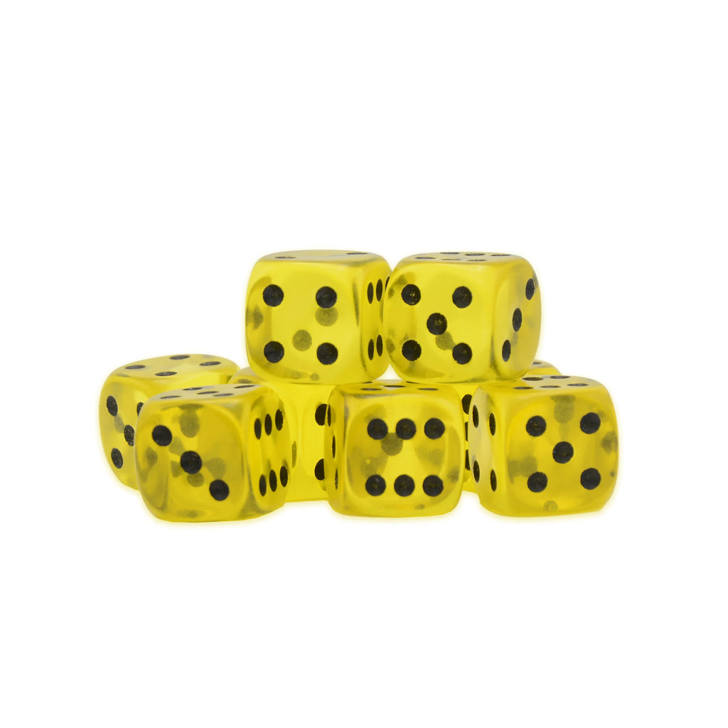 Warlord Games: Yellow Citrine Dice