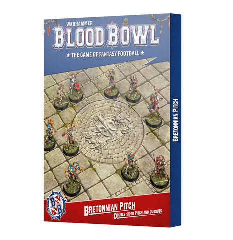 Blood Bowl: Bretonnian Team Pitch and Dugouts