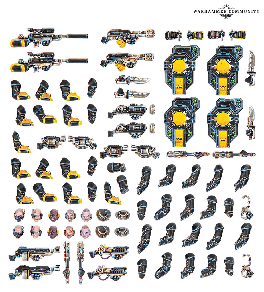 Necromunda: Palanite Enforcers Weapons and Upgrades