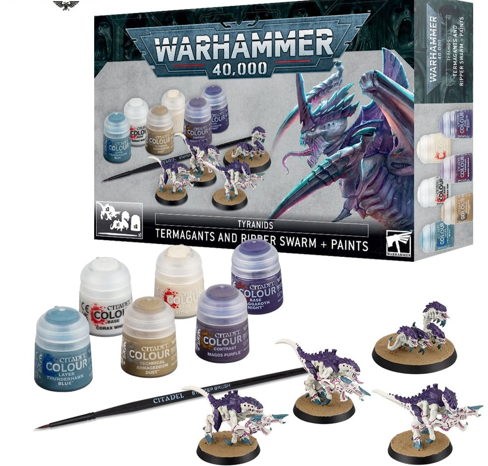 Warhammer 40k Termagants and Ripper Swarm + Paints Marionville Models