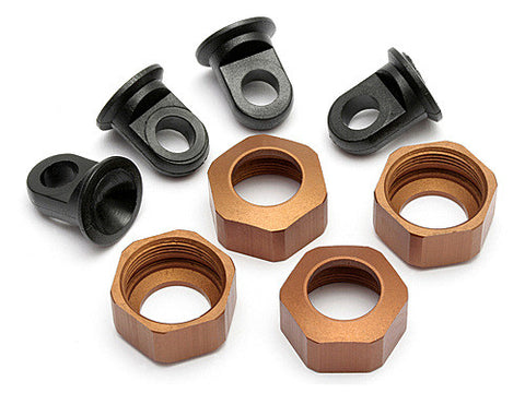 HPI # 101005 - Shock Caps For C8104,8105 Std. Brown 4Pcs